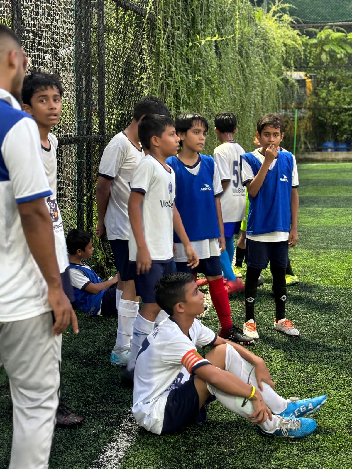 WeSport Guwahati football players showing team spirit and camaraderie
